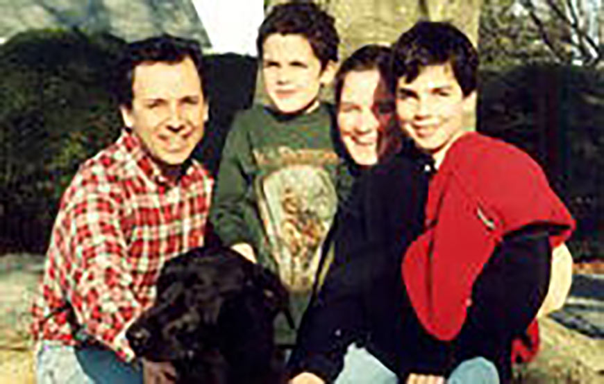 Photo of Ron Suskin family
