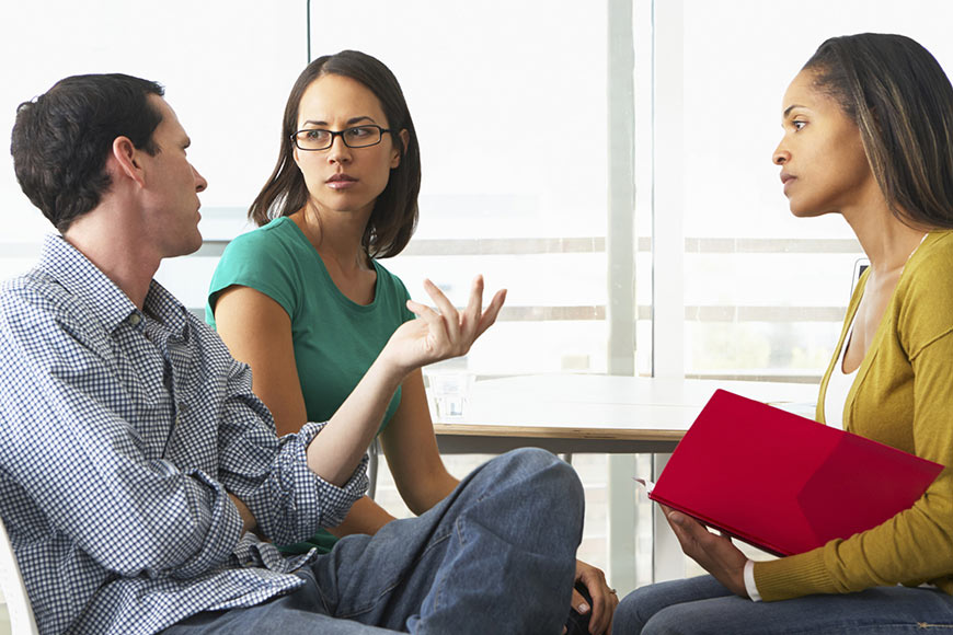 Photo Of Parents Talking To Therapist