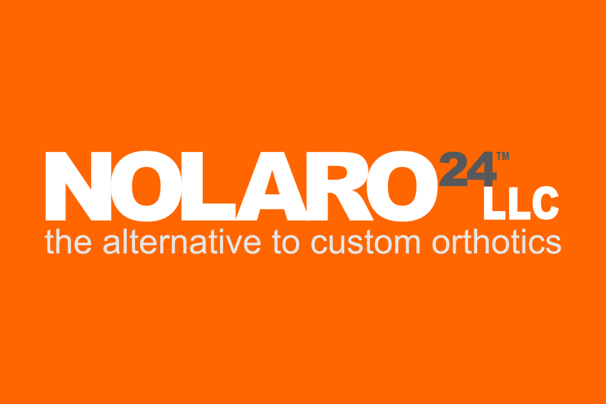 Nolaro24 Logo On Orange Background